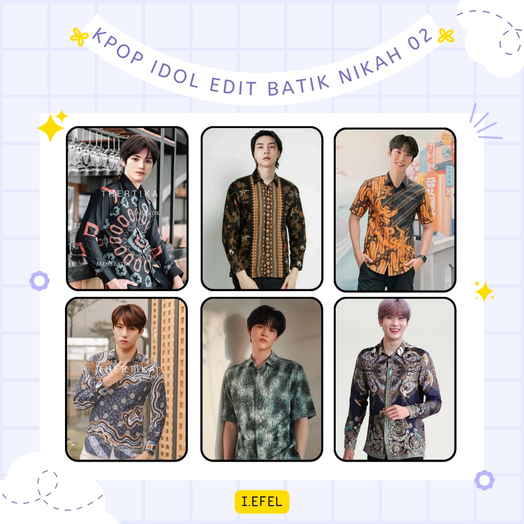 Kpop Idol NCT Edit Foto Batik-Nikah 02 -i.efel-