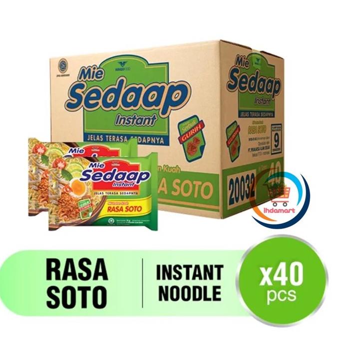 

☉ Mie Sedaap Soto 75 gram 1 Dus Isi 40 pcs ☀