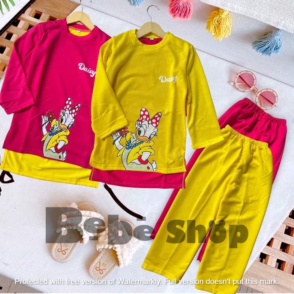 Baju anak perempuan motif mikymaousee banyak pilihan warna usia  2 sampai 12 tahun