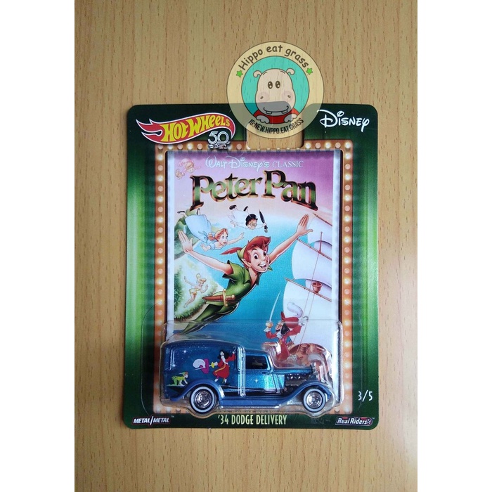 HOT WHEELS HOTWHEELS DISNEY PETER PAN 34 DODGE DELIVERY TERLARIS
