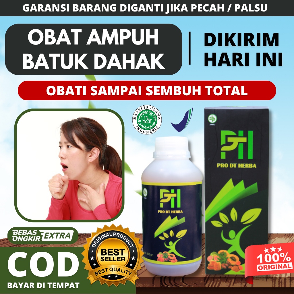 Pro DT Herba Obat Batuk Berdahak Paling Manjur, Obat Batuk Berdahak Anak Dan Dewasa, Batuk Berdahak 