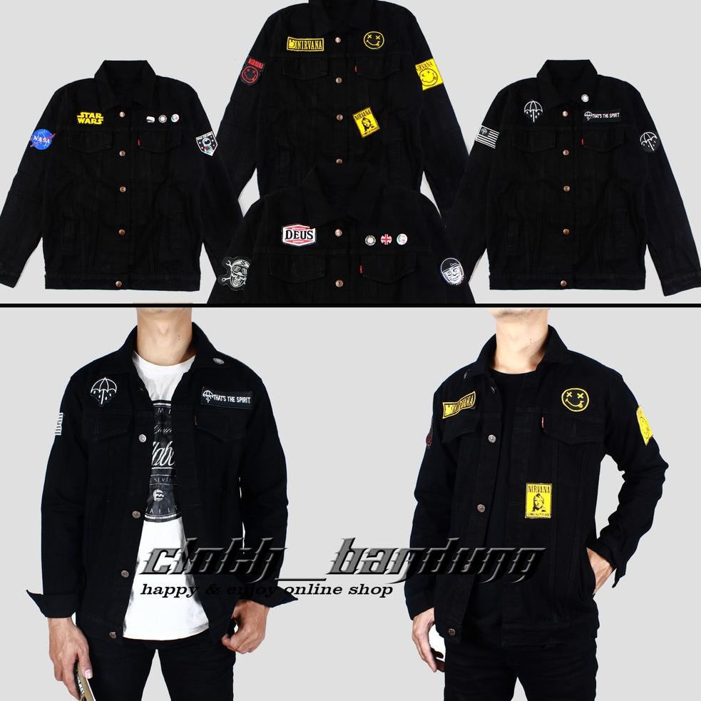 BIG PROMO Y35 JAKET DENIM PRIA JAKET JEANS READY SIZE : M / L / XL / XXL / XXXL  FASHIOND PALING TER