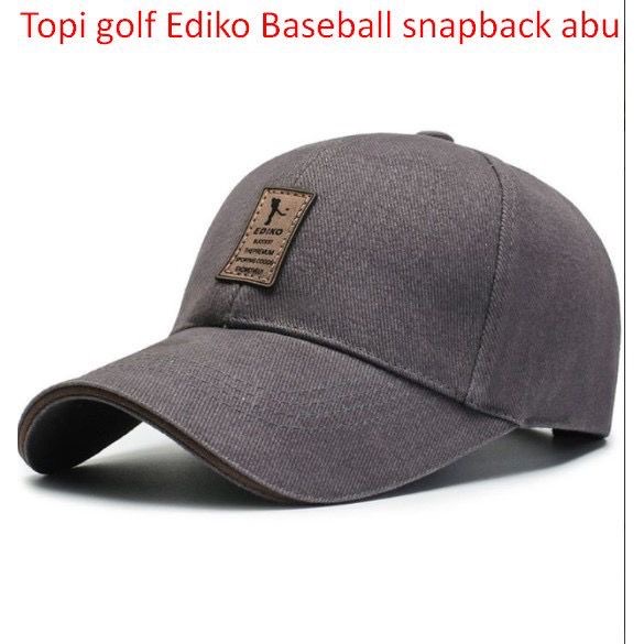 COD Topi Baseball Korea Pria / Wanita Casual Premium Distro Ediko Putih Unisex