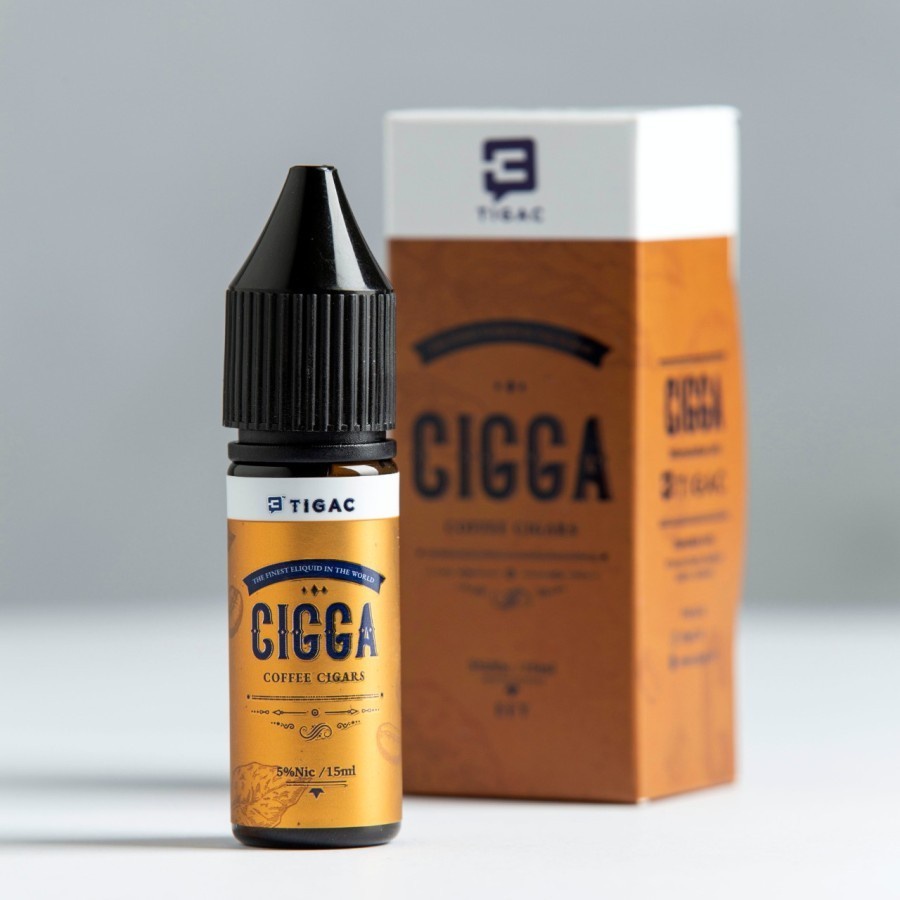 Liquid Saltnic Cigga 15ml | Cigga Series 15ml by Tigac | Cigga Blueberry | Cigga Strawberry | Cigga Coffee | Liquid Saltnic Murah