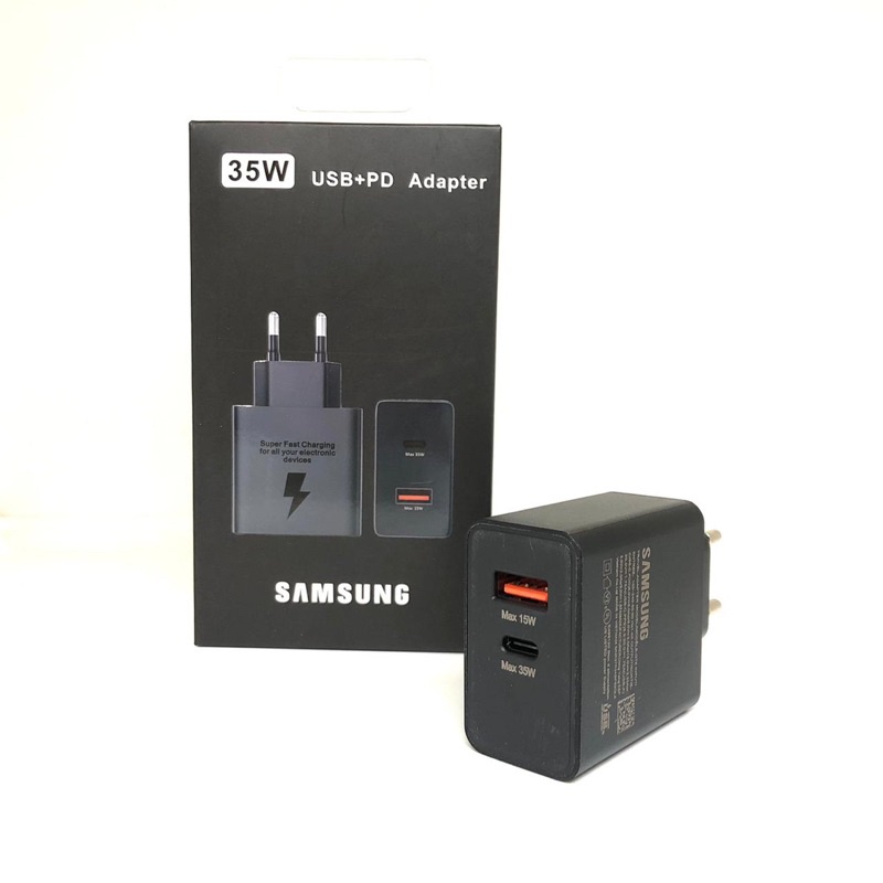 Batok Samsung 35w New 2port 1usb C 1usb A Super Fastcharging BY SMOLL