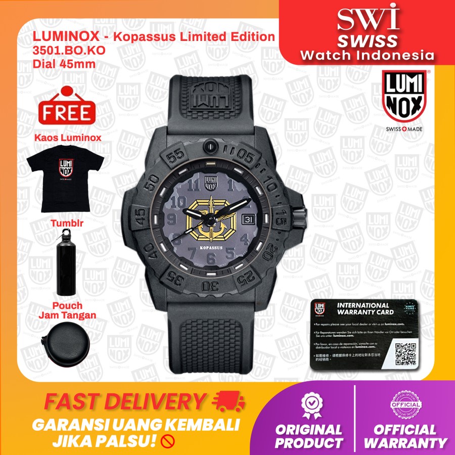 Jam Tangan Pria Analog LUMINOX 3501.BO.KO Kopassus Limited Edition