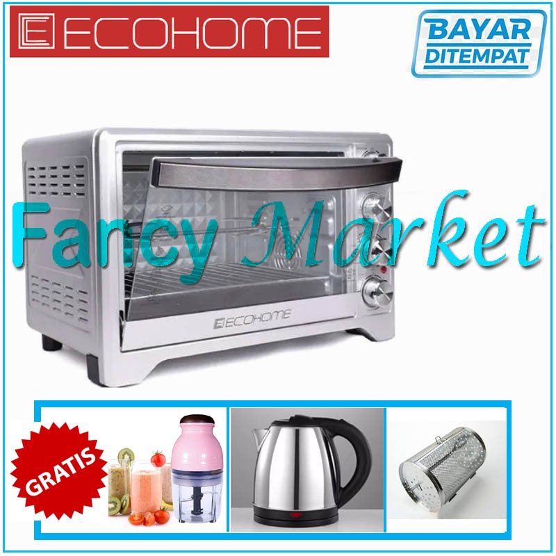 SUPER SALE - ECOHOME OVEN LISTRIK PLATINUM EOP-888/OVEN ECOHOME - 38 Liter