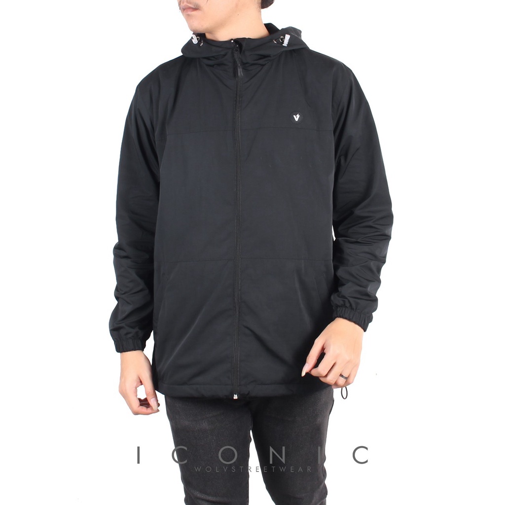 [SIAP KIRIM] Jaket Cowok Parasut Wanita Pria Waterproof Polos Simple Jaket Outdoor Mayer Windbreaker Original Distro Wolv