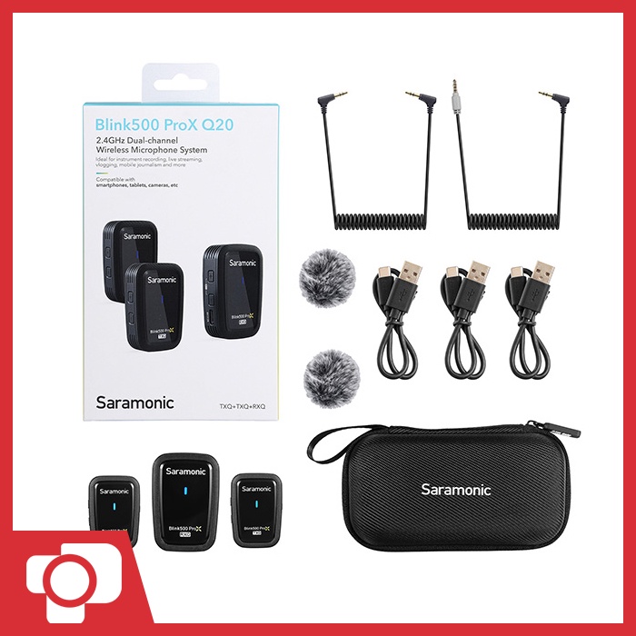 Saramonic Blink 500 ProX Q20 Dual Channel Wireless Microphone