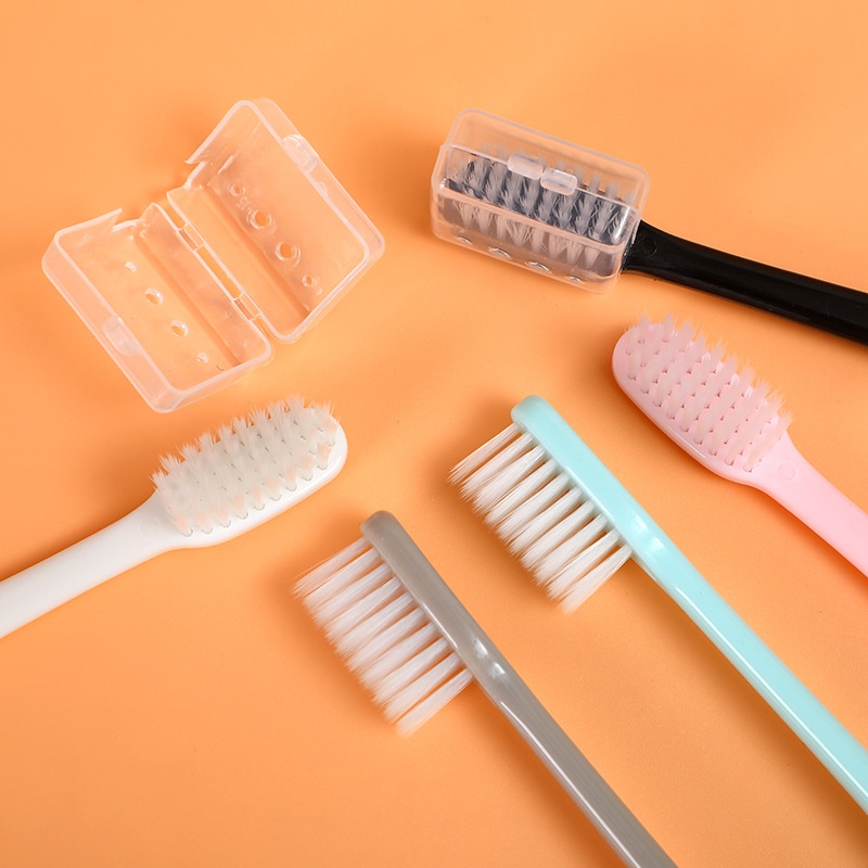 Cheaper-Sikat Gigi Dewasa Bahan Lembut Toothbrush Sensitive Soft Korea Traveling Multifungsi 1Pcs