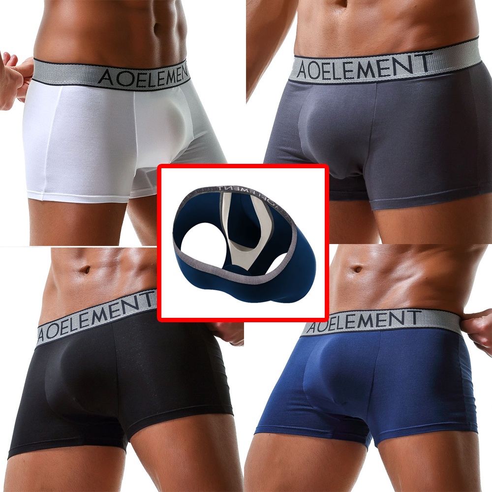 AOELEMENT Separatec Trunk Celana Dalam Seksi Pria Men Underwear AO164