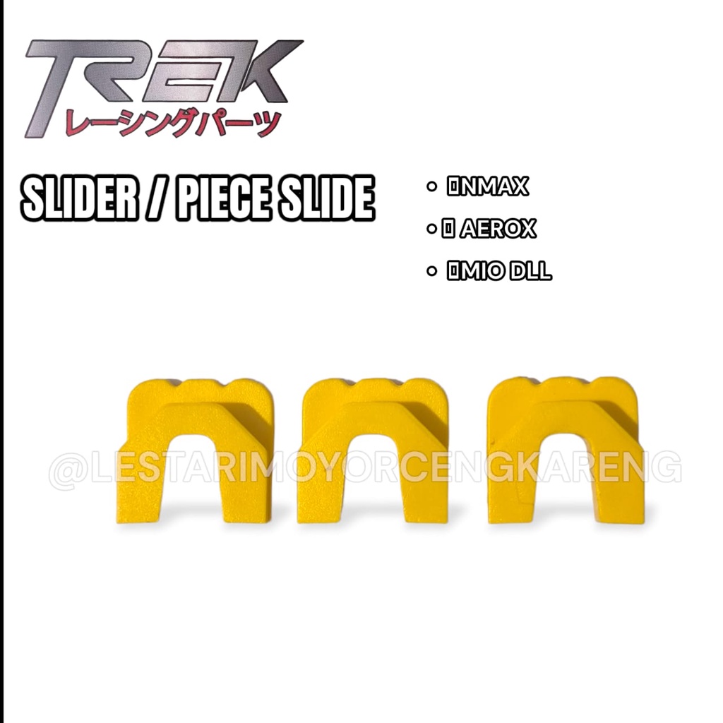 PIECE SLIDE RACING TREK KLIP RUMAH ROLLER MIO M3 XEON NMAX AEROX NOUVO