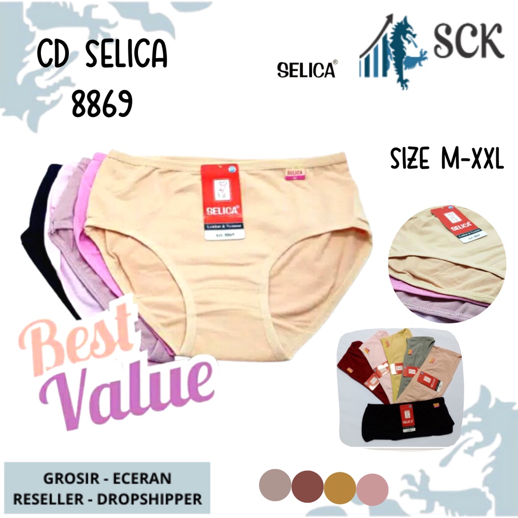 CD SELICA 8869 Mini Wanita / Celana Dalam SELICA Original / Pakaian Dalam Wanita