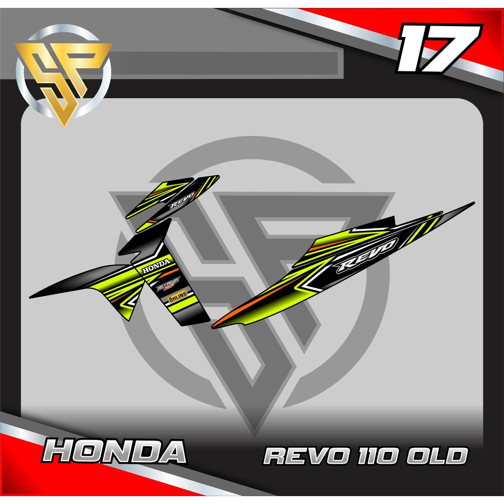 STRIPING REVO 110 OLD - STRIPING REVO 110 OLD VARIASI ABSTRAK