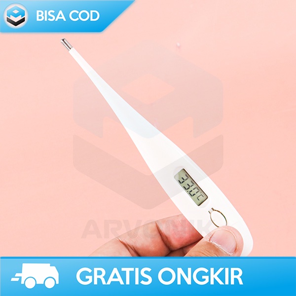 THERMOMETER SUHU TUBUH DIGITAL LED DISPLAY TEPAT AKURAT WITH BEEPER