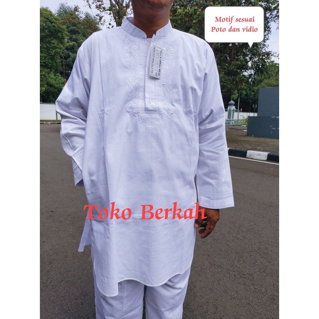 stelan Pakistan haji dan umroh 100% merek Exlusive bahan katun twill super