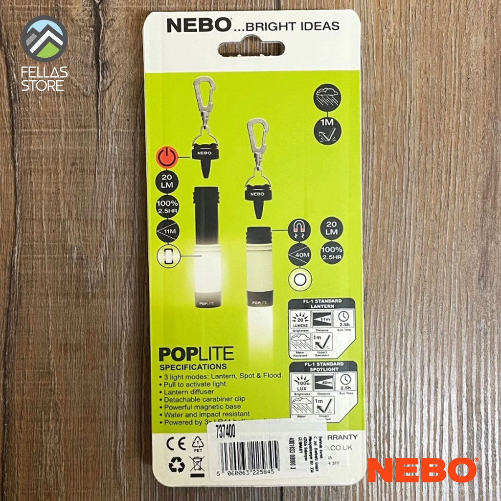 Nebo - Poplite 20 Lumens black