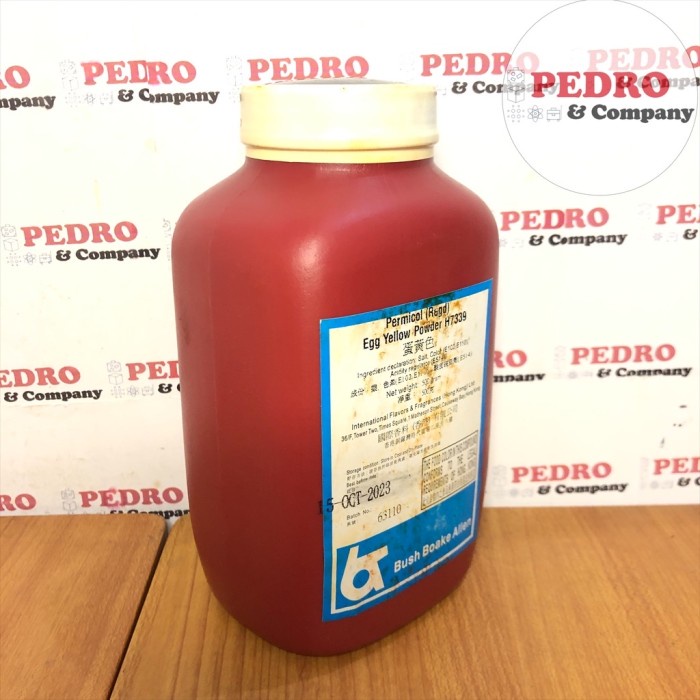 

Bush Boake Allen - Pewarna makanan egg yellow powder - H7339 500 gr