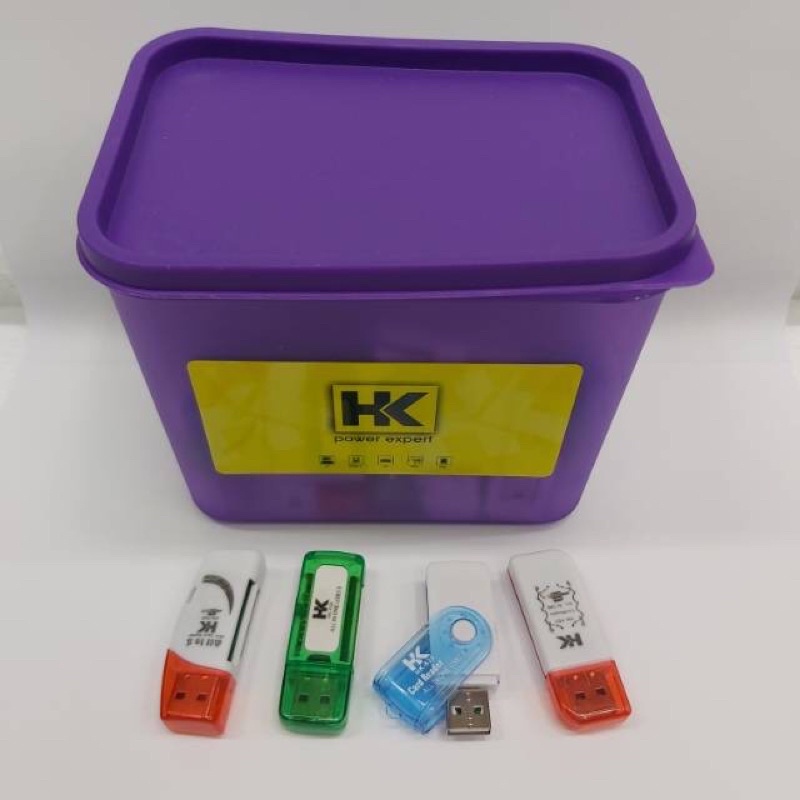 Card Reader Putar HK Support SD Card, Micro SD,  Memori Kamera All In