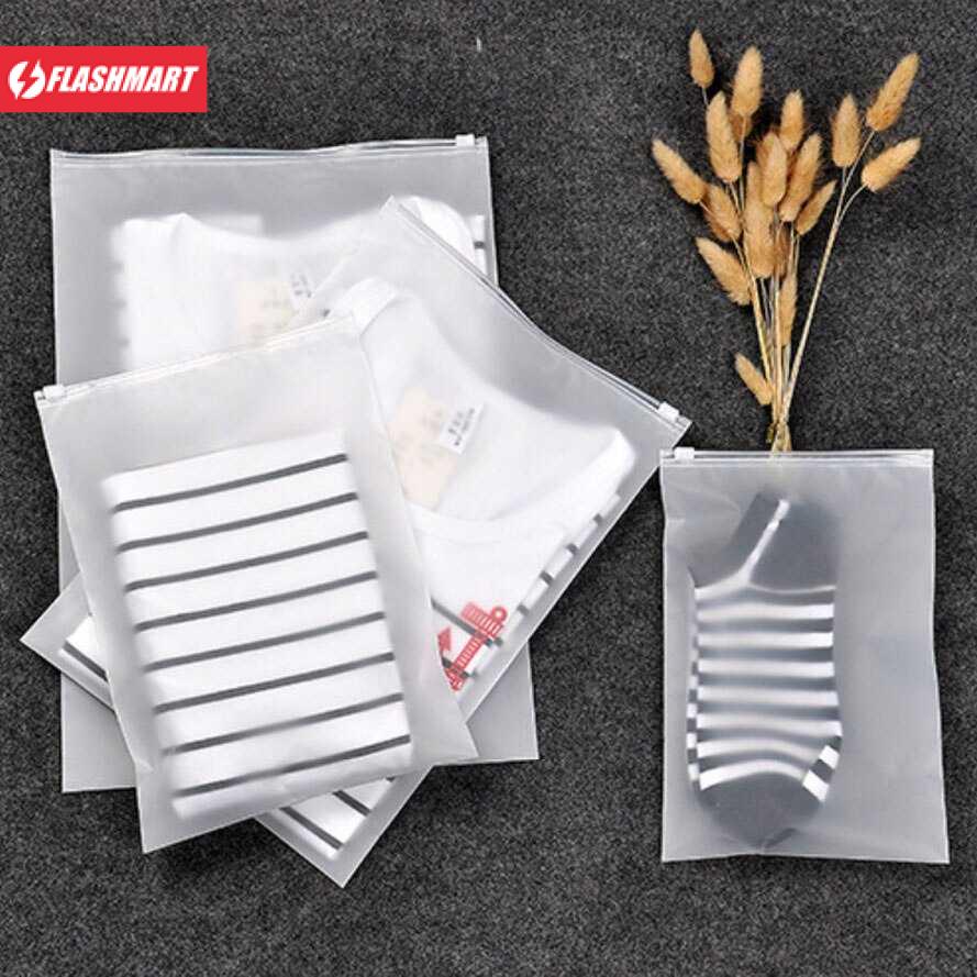 Flashmart Plastik Pouch Zipper Organizer Travel Waterproof - LIN3S