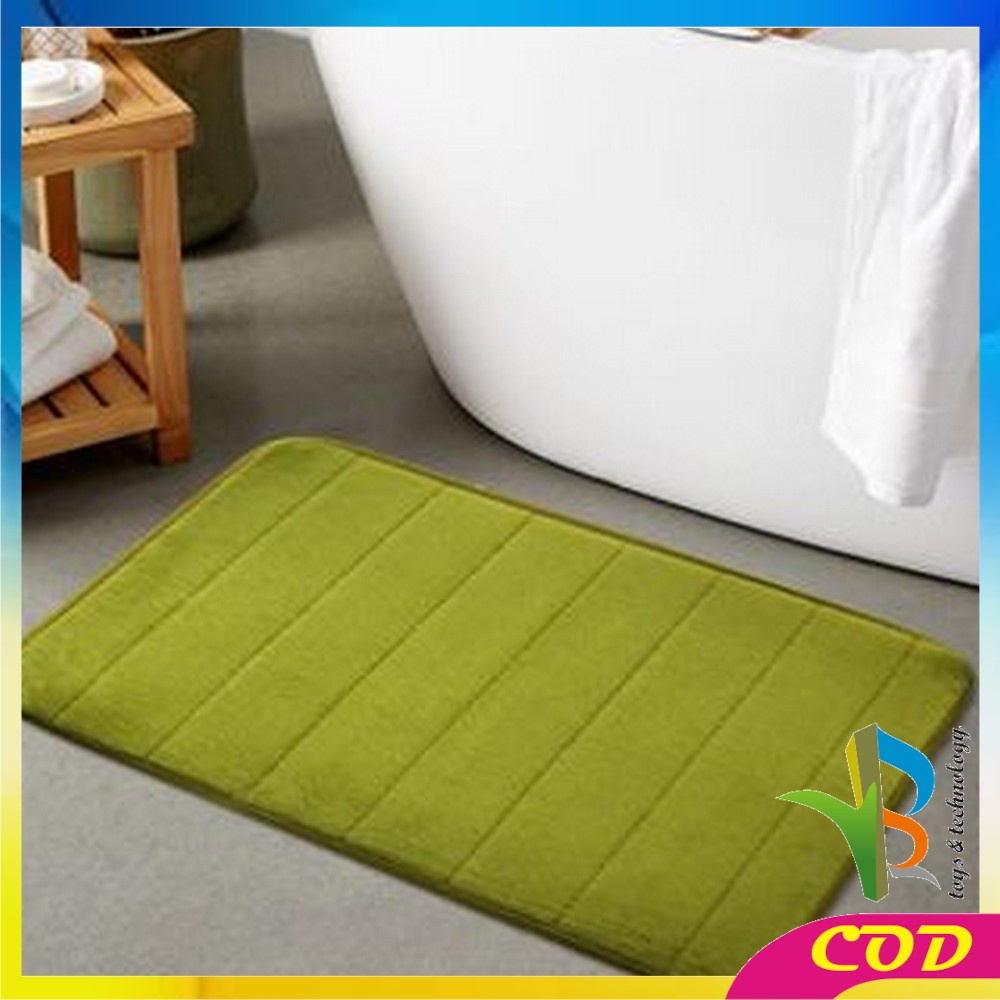 RB-C362 (80x60cm) Keset Kaki Anti Slip Bahan Memory Foam / Keset Dapur Anti Slip Menyerap Air / Alas Kaki Keset Kamar Mandi