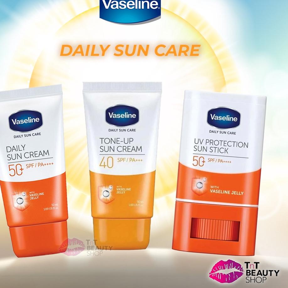 ♥ Vaseline Daily Sun Cream 50ml | Vaseline Tone Up Sun Cream 50 ml | Vaseline UV Protect Sun Stick ☏