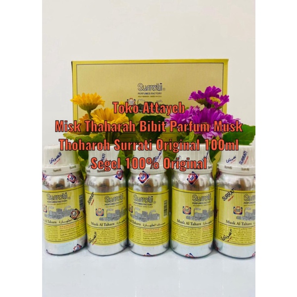 Jual Misk Thaharah Bibit Parfum Musk Thoharoh Surrati Original 100ml Segel Berkualitas