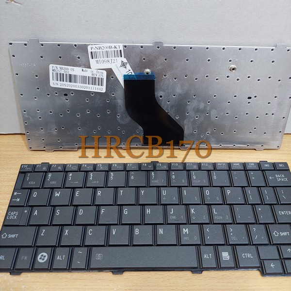 Keyboard Toshiba NB510 NB500 NB505 NB550 NB550D NB520 HITAM -HRCB