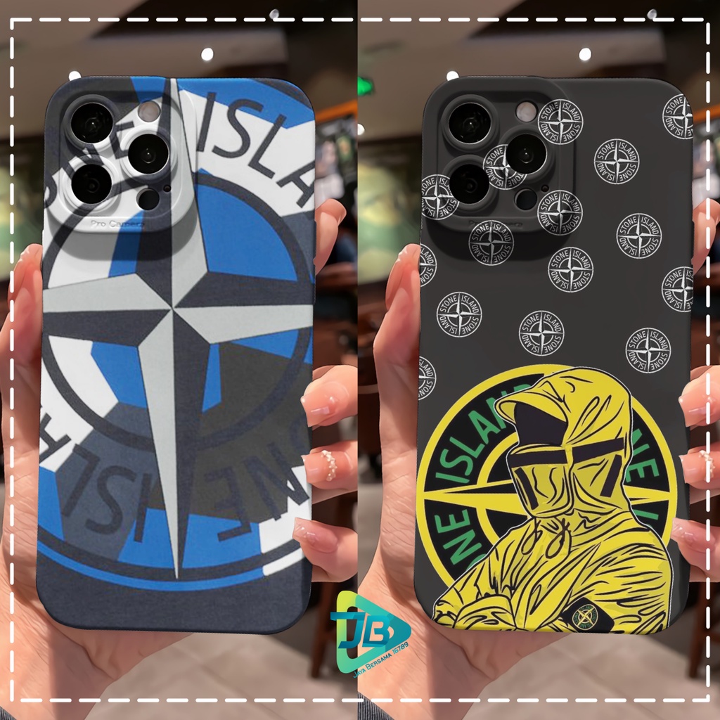 CUSTOM CASE SOFTCASE SILIKON PROCAMERA STONE ISLAND CUSTOM IPHONE 6 6S 7 7+ 8 8+ X XS MAX 11 12 13 14 PRO MAX JB7453