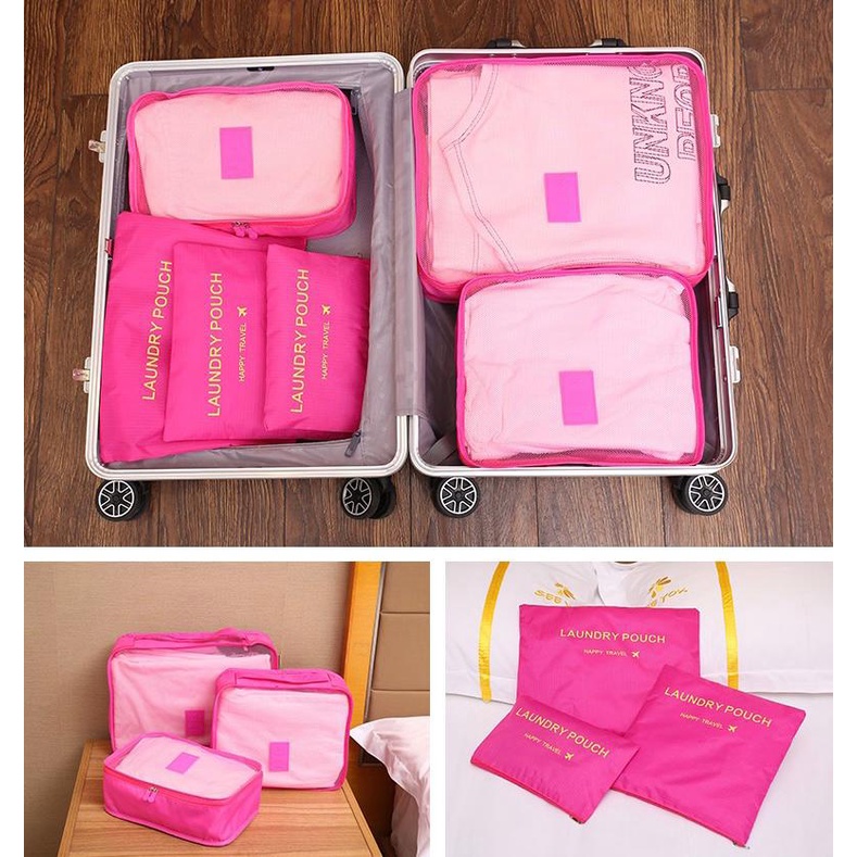 [TOYOU SHOP T53] 6 IN 1 TRAVEL BAG | TEMPAT PENYIMPANAN | STORAGE BAG | LAUNDRY BAG