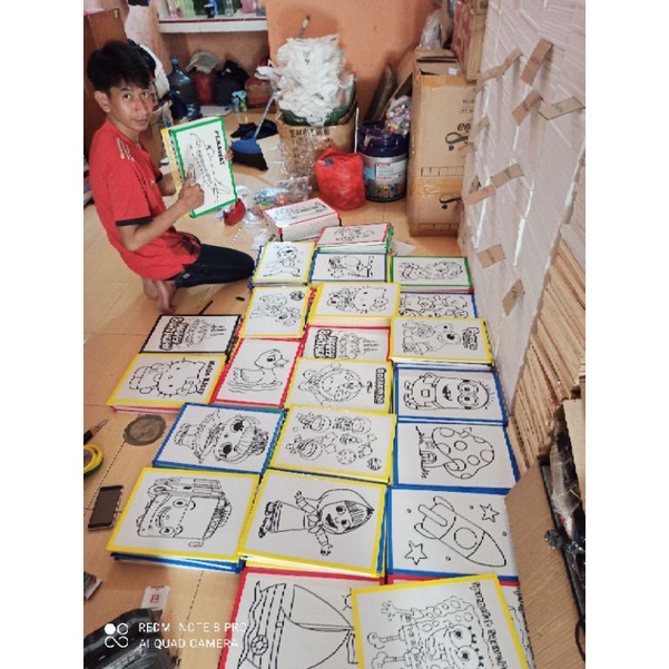 

RB Sterofoam Gambar Sterofoam Lukis List 50 lembar ukuran 25x35x1cm