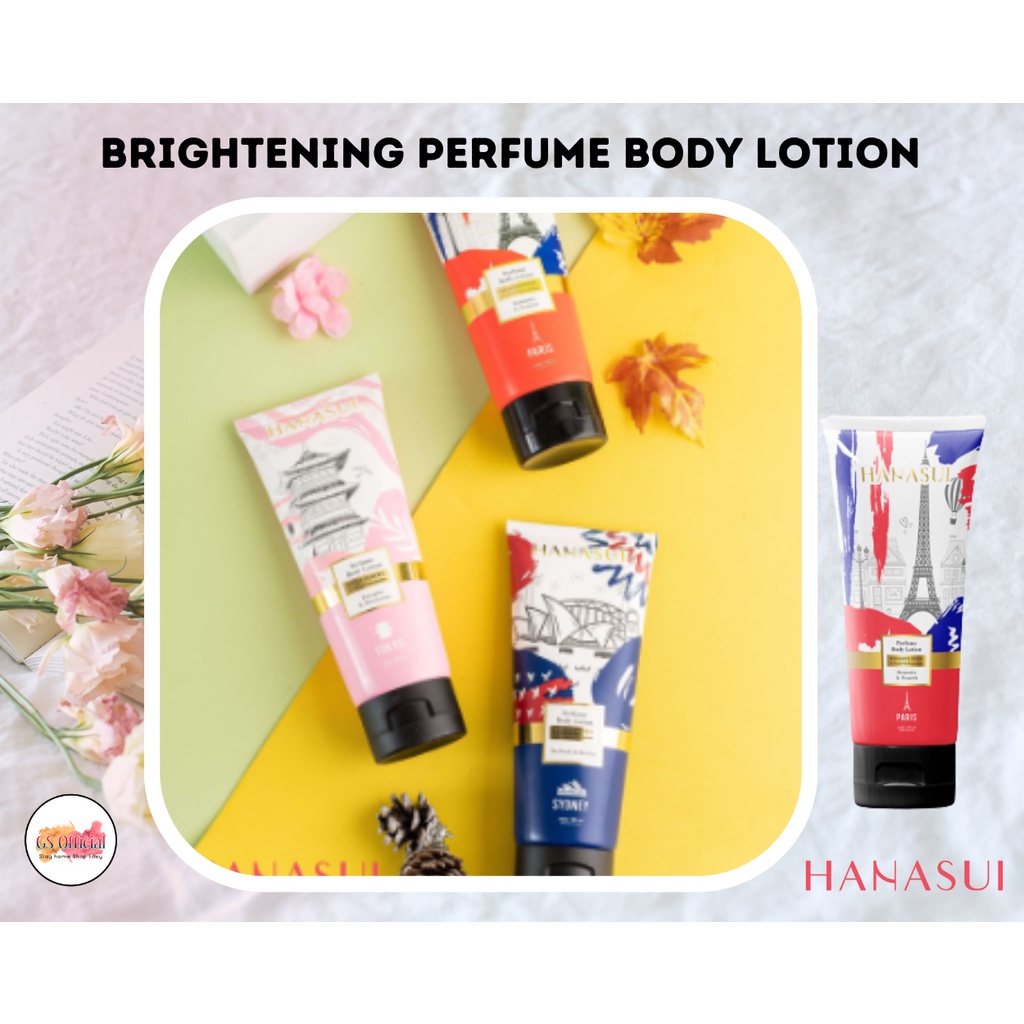 HANASUI BRIGHTENING PERFUME BODY LOTION 180 ML