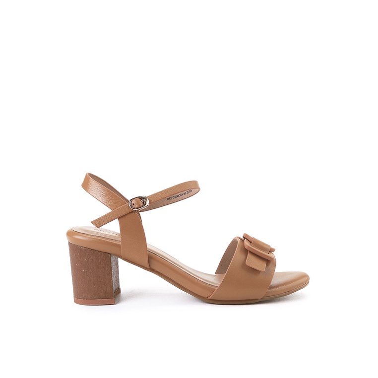 Sepatu Heels Obermain Original Rubber outsole Tapak Wisuda Unik Ori Nalini Betty Wanita Female Camel