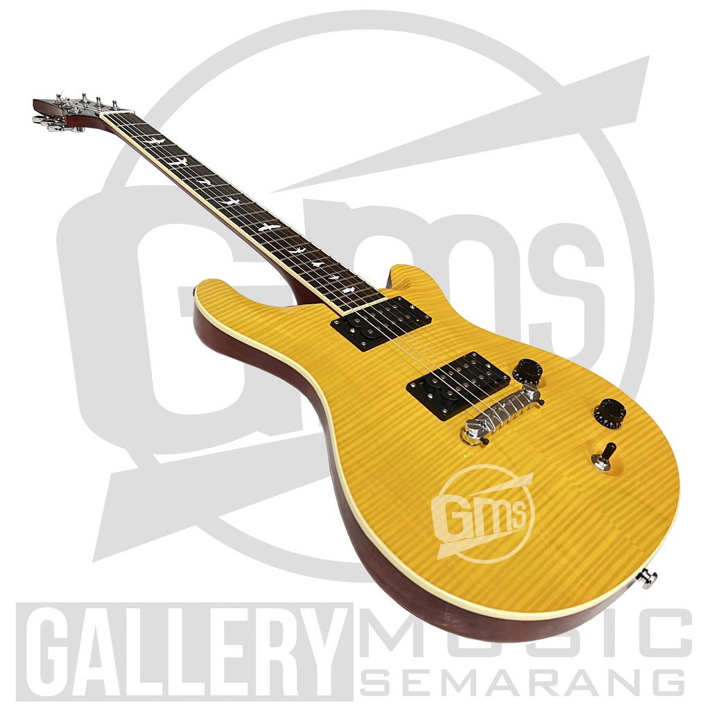 Gitar Elektrik PRS Paul Reed Smith Santana Yellow