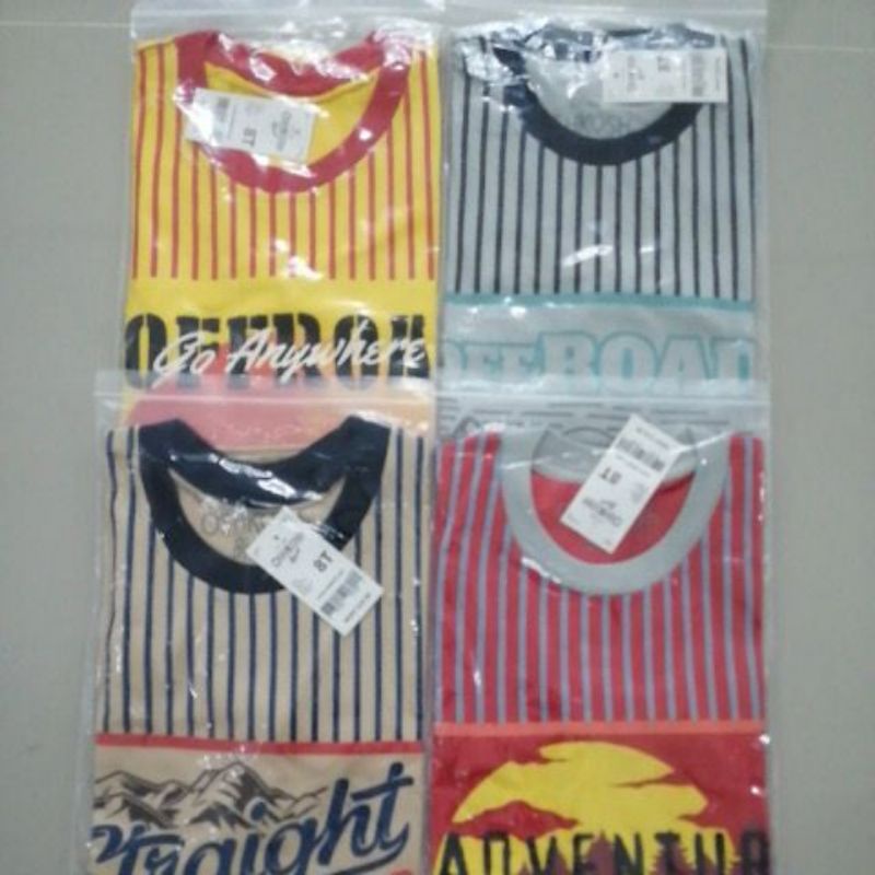 Kaos Anak Boy Pendek 4-12 Thn