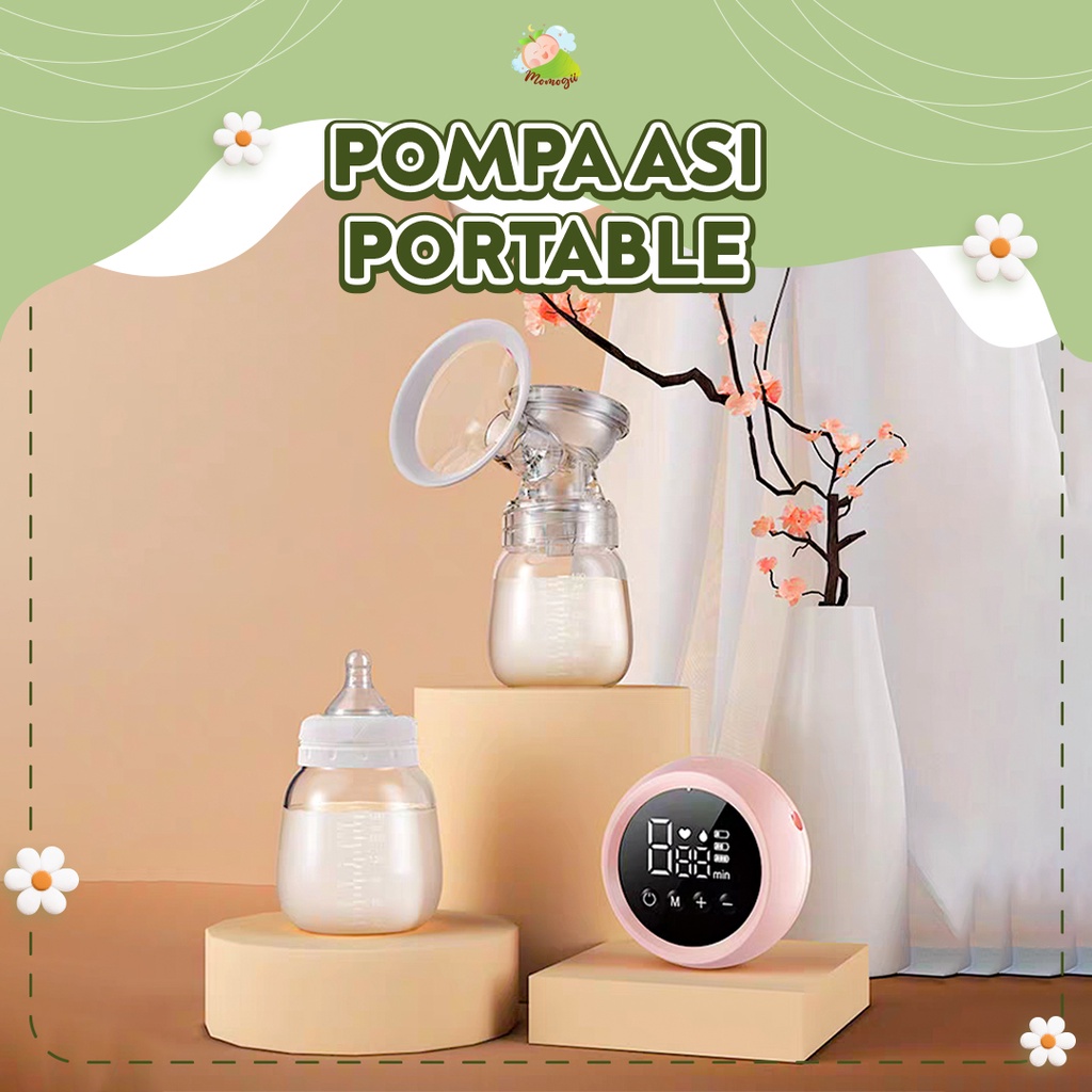 MOMOGII Pompa ASI Elektrik Portable Touch Screen Simpan Daya