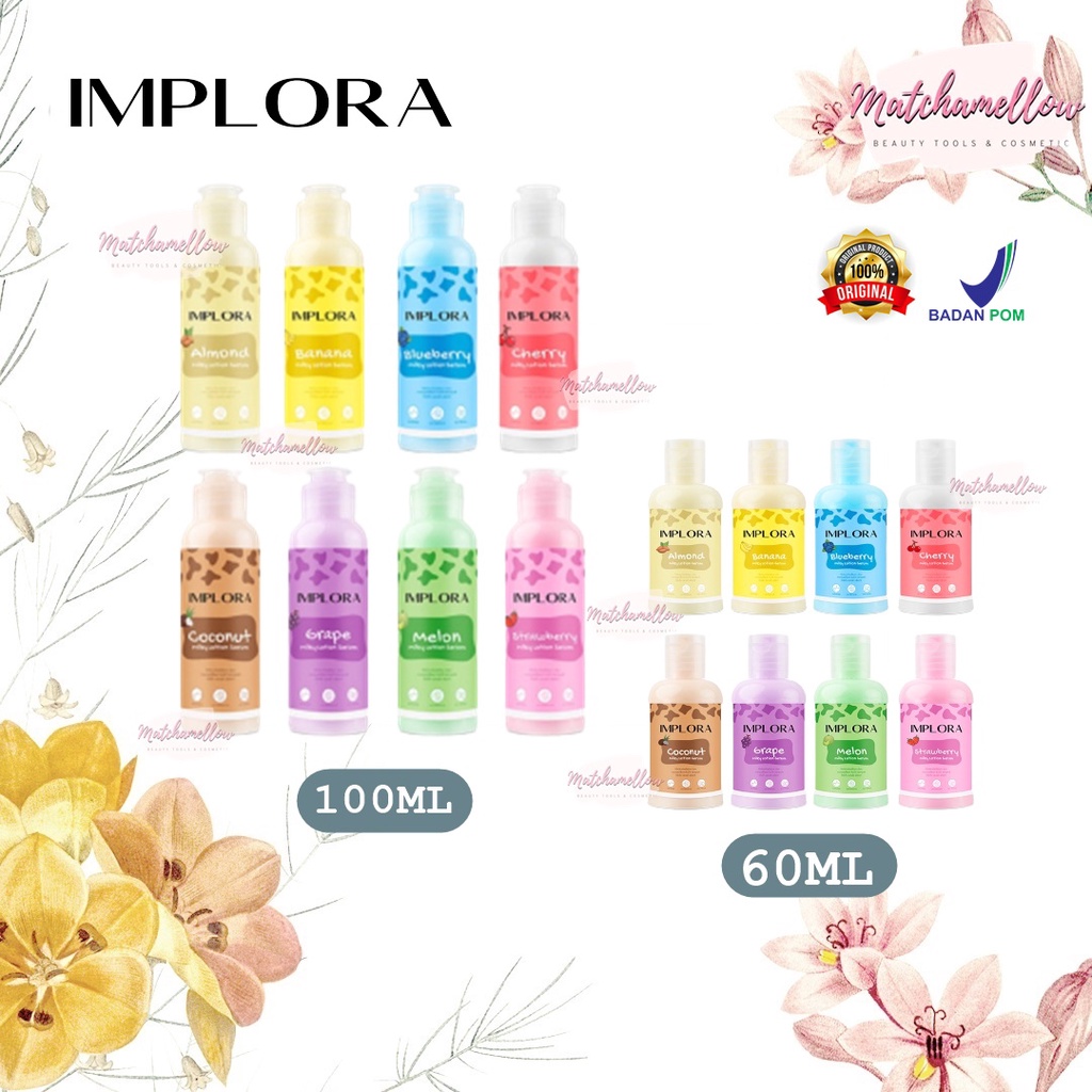 ❄️MATCHA❄️IMPLORA MILKY LOTION SERUM - BODY LOTION SERUM HANDBODY BPOM ORIGINAL