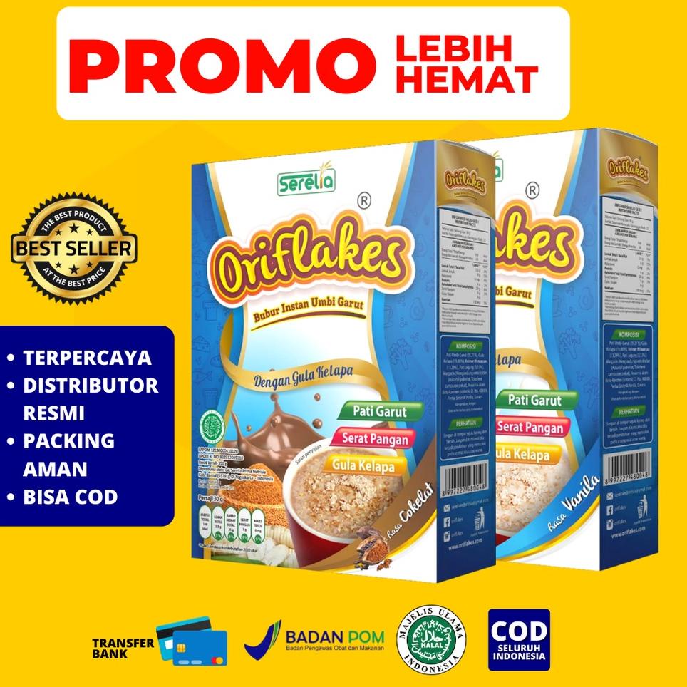 

☎ ORIFLAKES SLIM Sereal Umbi Garut 350gram ➼