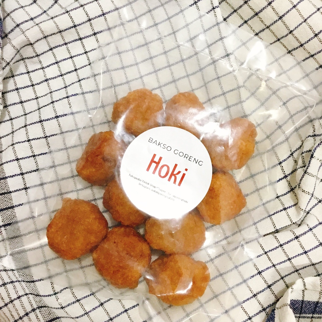 

Bakso goreng ayam udang frozen hoki, halal dan 100% premium isi 10 pcs