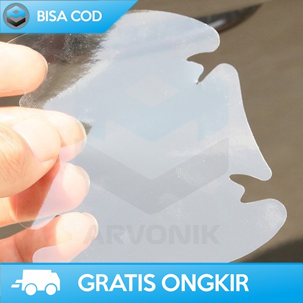 STIKER ANTI GORES PINTU MOBIL STIKER PELINDUNG TRANSPARAN PU FILM 4PCS