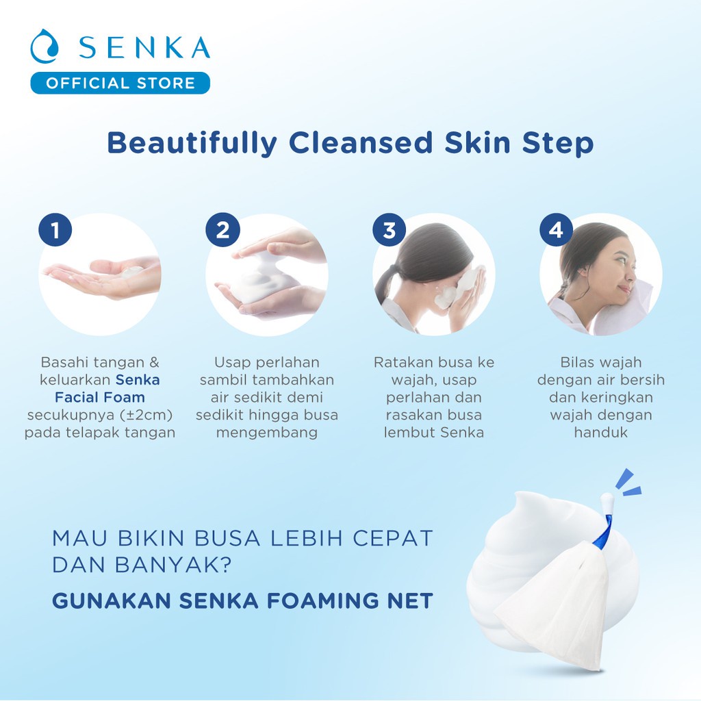 [9-23 May BUY 2 GET 6 Hadiah Terbatas/Hari] SENKA [Twinpack] Perfect Whip Vibrant White Facial Foam From Japan 100g