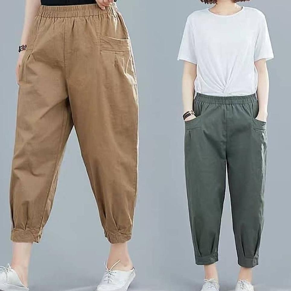 PALING DICARI HARUKA Pants / Celana Korea Twill / Celana Kasual Wanita / Haruka Pants / Hinata Pants