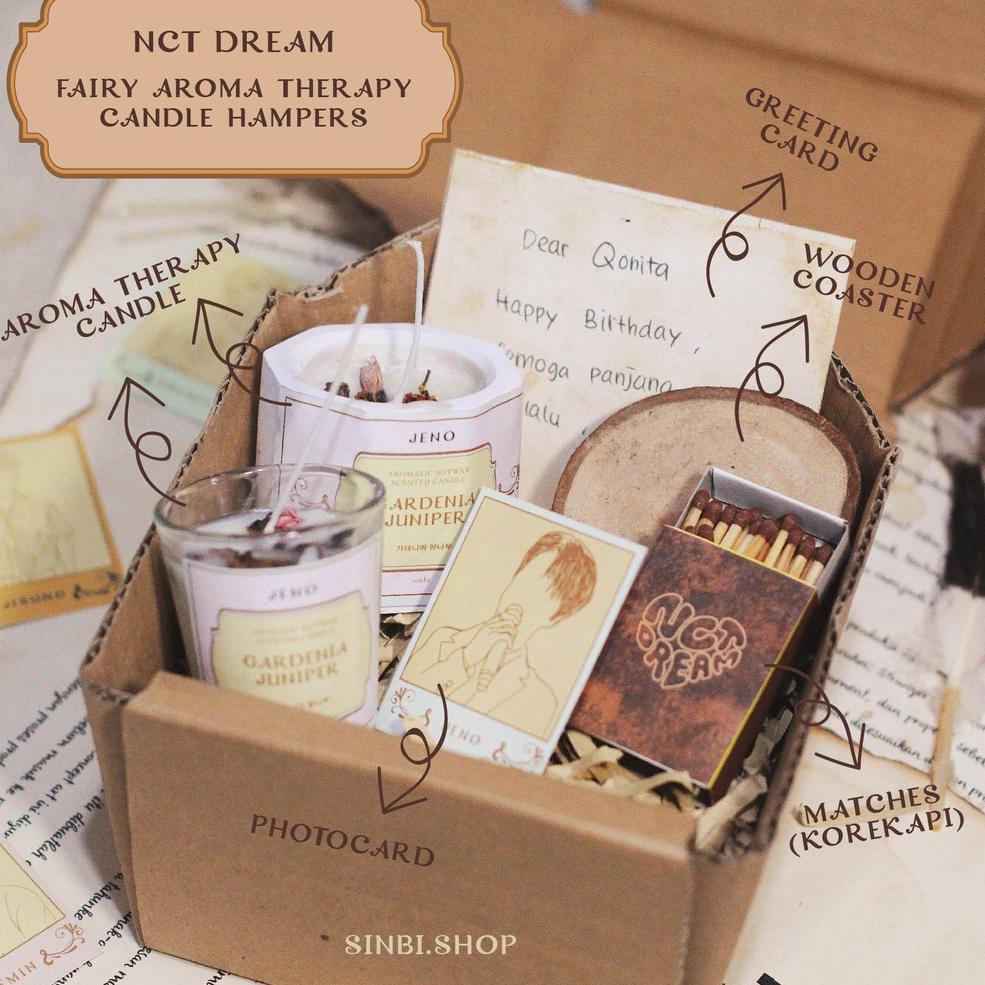 HAMPERS NCT DREAM SCENTED CANDLE | AROMA THERAPY | LILIN AROMA TERAPI | KADO HADIAH ULTAH TERBARU