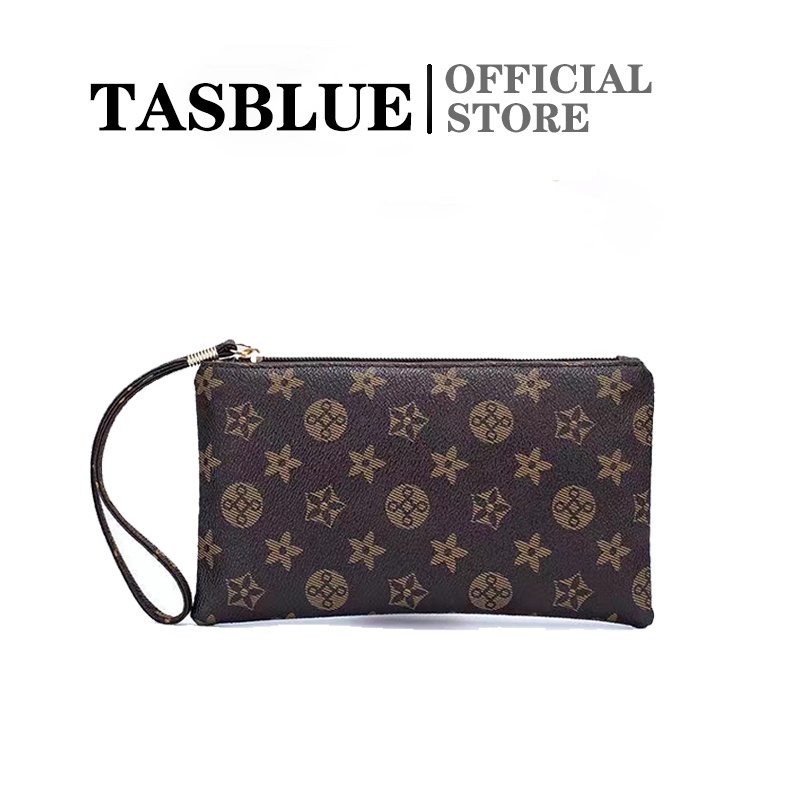 TASBLUE Tas tangan wanita dompet panjang dompet wanita indah cetak klasik pola dompet / bahan kulit PU kulit premium / dompet wanita / dompet panjang wanita T93