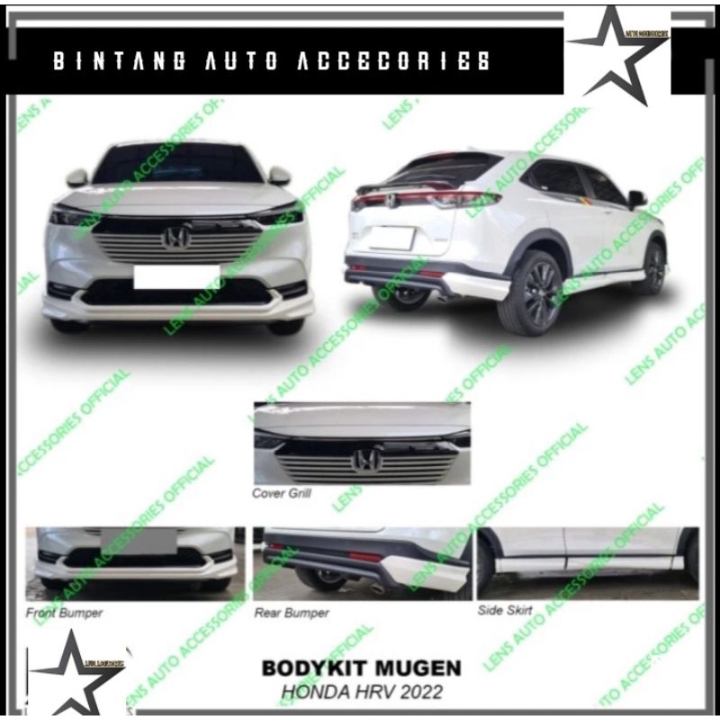 BODY KIT HRV 2022 MUGEN-BODY KIT ALL NEW HRV MUGEN 2022