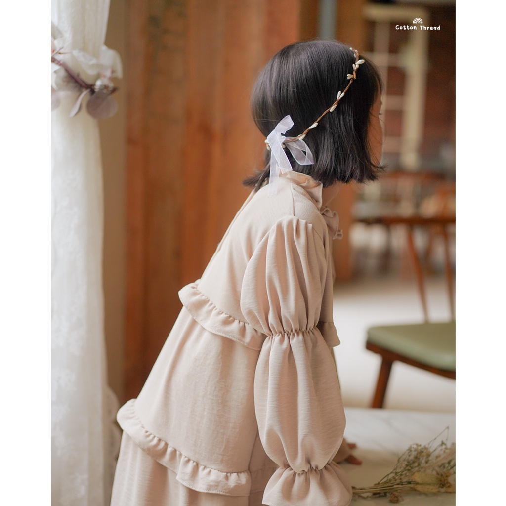 Alara Dress - Gamis Anak - Eid Collection - Cottonthread