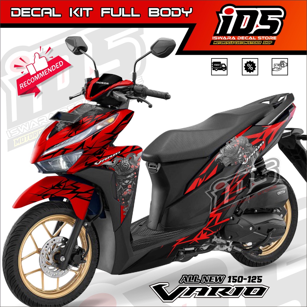 Stiker Vario 150 New Decal Vario 125 New Striping Vario 125 New decal Vario 150 Full Body 2021 Samur