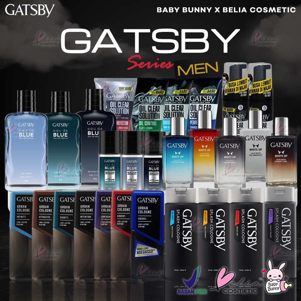 ❤ BELIA ❤ GATSBY Urban Cologne 125ml | Splash Cologne 175ml | Face Wash | Eau De Toilette | Long lasting Perfume | Parfum Cowo | Body Spray Laki-laki | BPOM