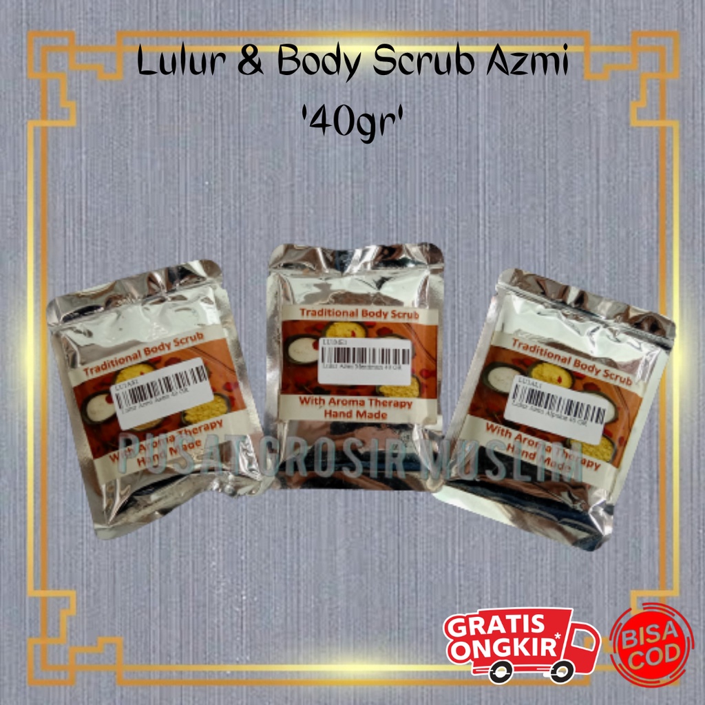 Body Scrub Aroma Therapy  Lulur Tradisional Badan by Azmi 20gr Dan 40gr