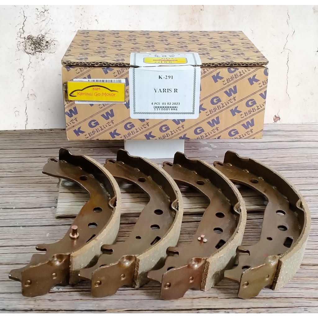 BRAKE SHOE KAMPAS REM BELAKANG YARIS KGW K-291